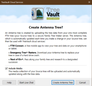 How to quickly create a TreeVault Antenna Tree?